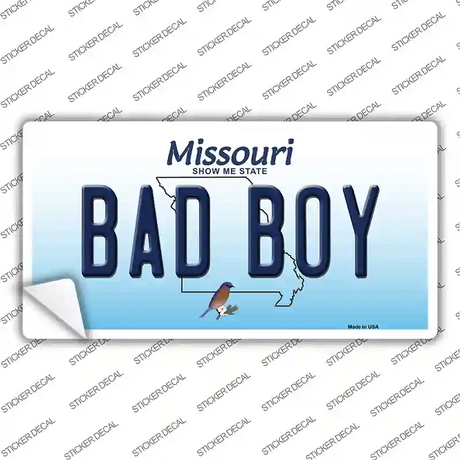 Bad Boy Missouri Novelty Sticker Decal