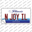 N Joy IL Illinois Novelty Sticker Decal