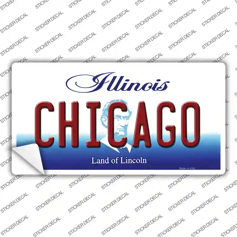Chicago Illinois Novelty Sticker Decal