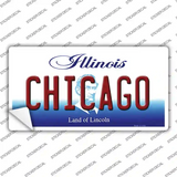 Chicago Illinois Novelty Sticker Decal