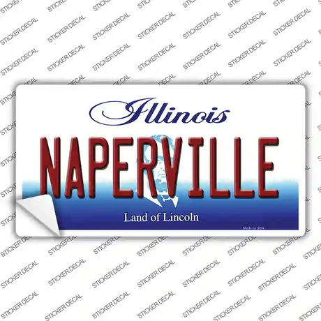 Naperville Illinois Novelty Sticker Decal