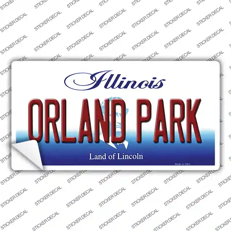 Orland Park Illinois Novelty Sticker Decal