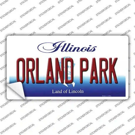Orland Park Illinois Novelty Sticker Decal