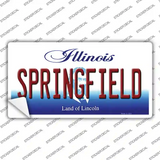 Springfield Illinois Novelty Sticker Decal