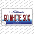 Go White Sox Illinois Novelty Sticker Decal