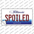 Spoiled Illinois Novelty Sticker Decal