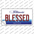 Blessed Illinois Novelty Sticker Decal