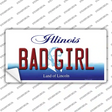 Bad Girl Illinois Novelty Sticker Decal