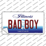 Bad Boy Illinois Novelty Sticker Decal
