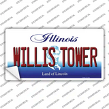 Willis Tower Illinois Novelty Sticker Decal