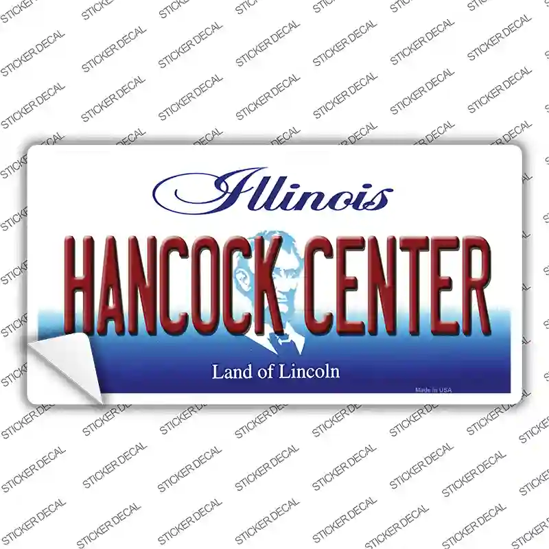 Hancock Center Illinois Novelty Sticker Decal
