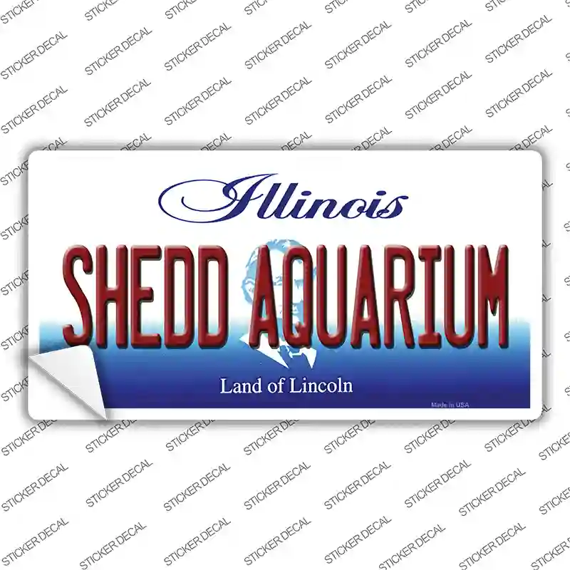 Shedd Aquarium Illinois Novelty Sticker Decal