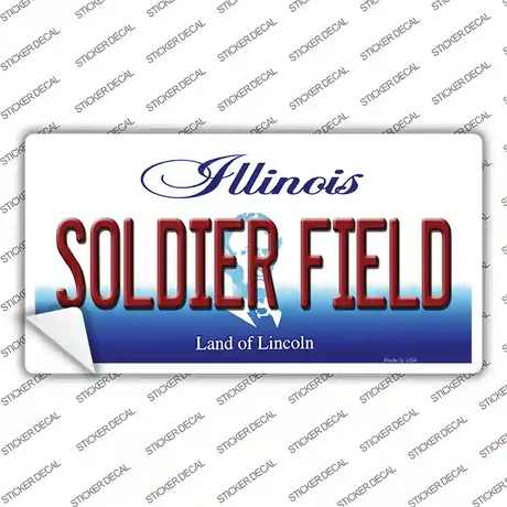 Soldier Field Illinois Novelty Sticker Decal