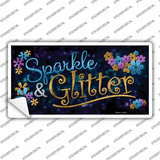 Sparkle And Glitter Novelty Sticker Decal