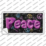 Peace Novelty Sticker Decal