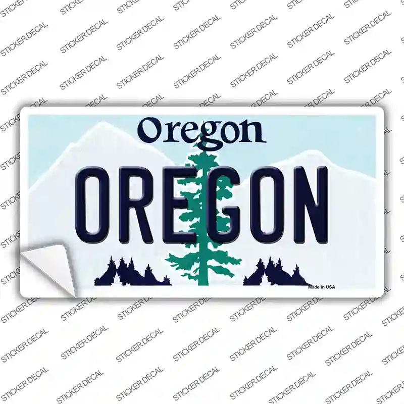 Oregon Novelty Sticker Decal