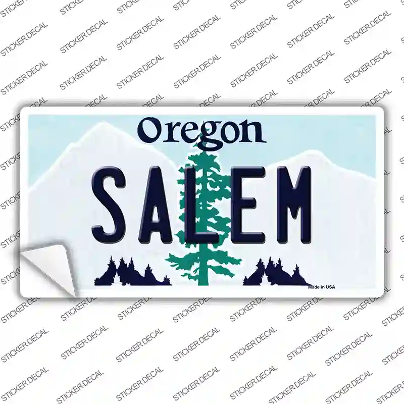 Salem Oregon Novelty Sticker Decal