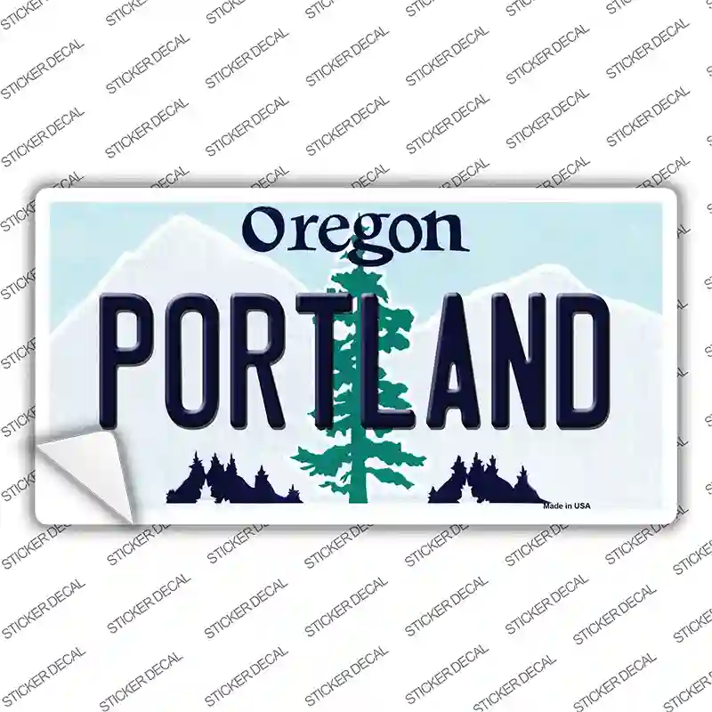 Portland Oregon Novelty Sticker Decal