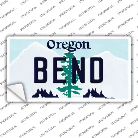Bend Oregon Novelty Sticker Decal