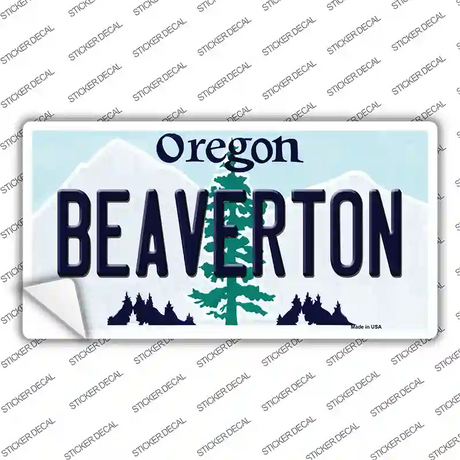 Beaverton Oregon Novelty Sticker Decal