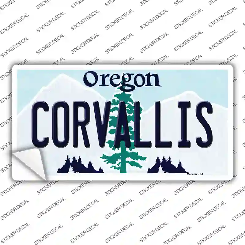 Corvallis Oregon Novelty Sticker Decal