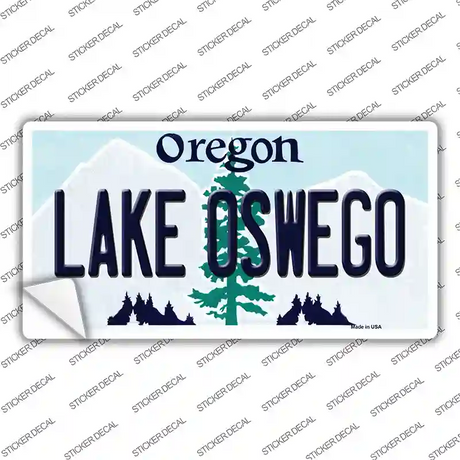 Lake Oswego Oregon Novelty Sticker Decal