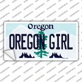 Oregon Girl Oregon Novelty Sticker Decal