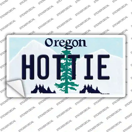 Hottie Oregon Novelty Sticker Decal