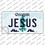 Jesus Oregon Novelty Sticker Decal