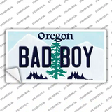 Bad Boy Oregon Novelty Sticker Decal