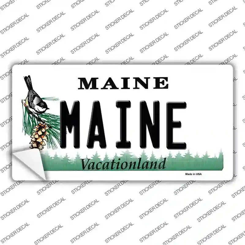 Maine Novelty Sticker Decal