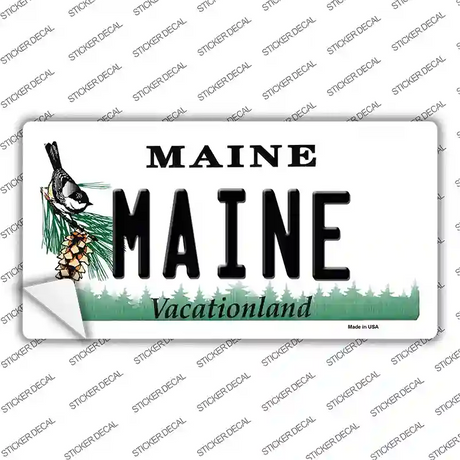 Maine Novelty Sticker Decal