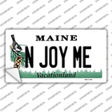 N Joy ME Maine Novelty Sticker Decal
