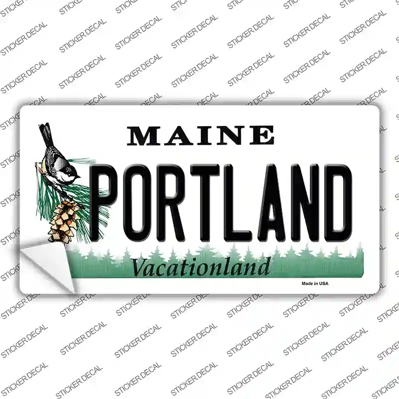 Portland Maine Novelty Sticker Decal