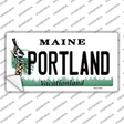 Portland Maine Novelty Sticker Decal