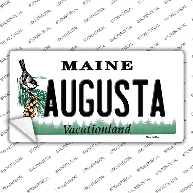 Augusta Maine Novelty Sticker Decal