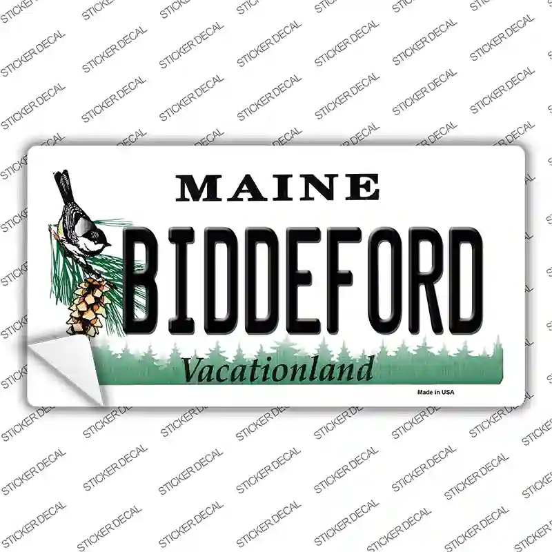 Biddeford Maine Novelty Sticker Decal