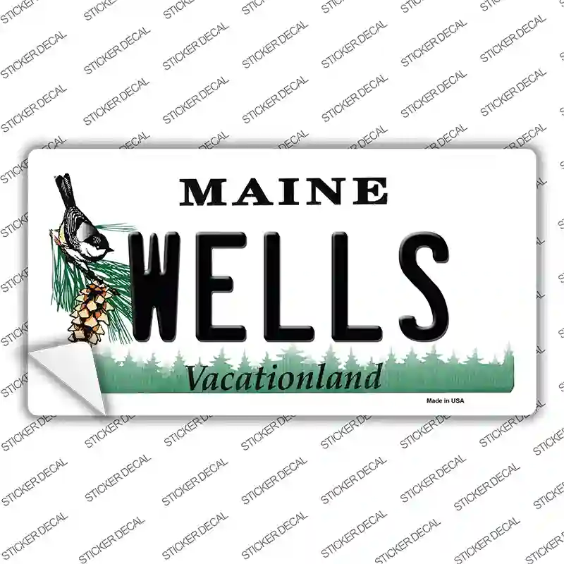 Wells Maine Novelty Sticker Decal