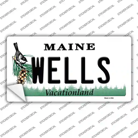 Wells Maine Novelty Sticker Decal