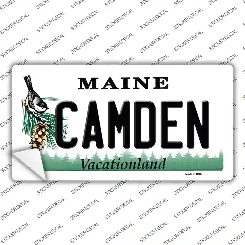 Camden Maine Novelty Sticker Decal