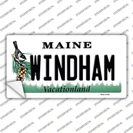 Windham Maine Novelty Sticker Decal