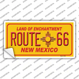 Route 66 Yellow New Mexico Novelty Sticker Decal