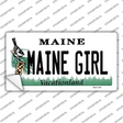 Maine Girl Novelty Sticker Decal