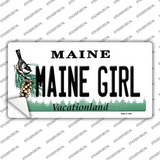 Maine Girl Novelty Sticker Decal