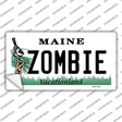 Zombie Maine Novelty Sticker Decal