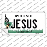 Jesus Maine Novelty Sticker Decal