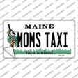 Moms Taxi Maine Novelty Sticker Decal