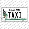 Taxi Maine Novelty Sticker Decal