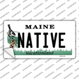 Native Maine Novelty Sticker Decal