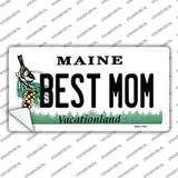 Best Mom Maine Novelty Sticker Decal